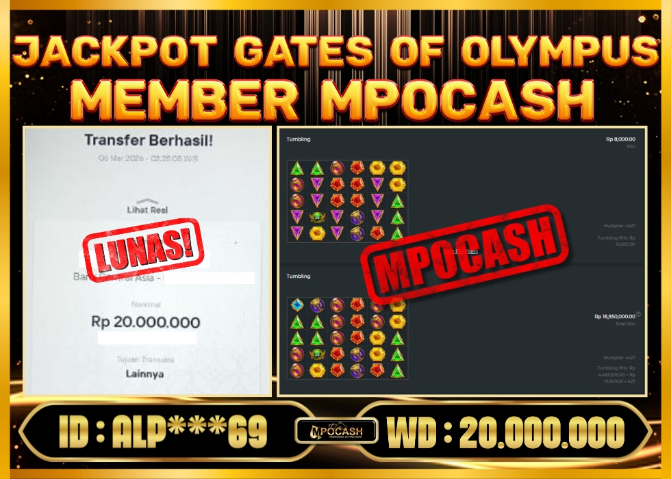 MPOCASH JACKPOT GATES OF OLYMPUS